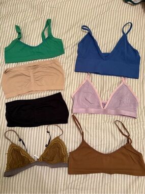 Bundle of bralettes